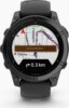 Garmin fenix E 47mm sötétszürke acél, fekete szilikon szíjjal (ED)