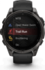 Garmin fenix 8 47mm AMOLED, sötétszürke, fekete szilikon szíjjal (ED)