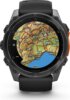 Garmin fenix 8 51mm AMOLED, sötétszürke, fekete szilikon szíjjal (ED)