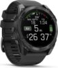 Garmin fenix 8 51mm AMOLED, sötétszürke, fekete szilikon szíjjal (ED)