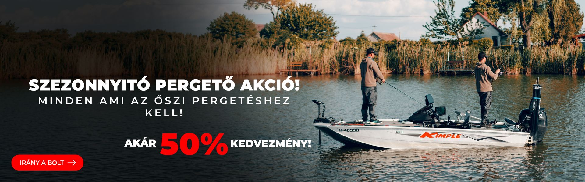 Őszi pergető szezon - Akár 50% kedvezménnyel!